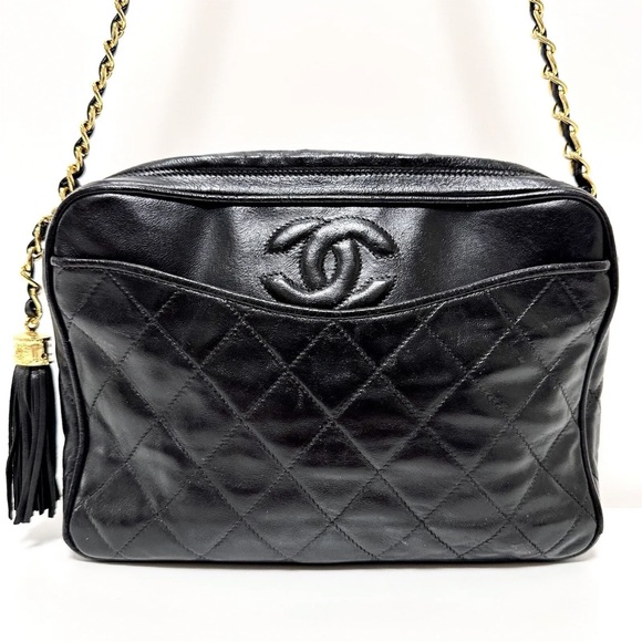 CHANEL Handbags - 🔥❤️$1550 CHANEL CC LAMBSKIN CAMERA CHAIN BAG